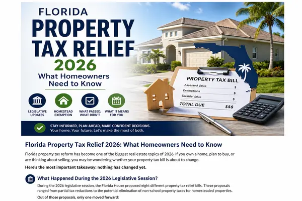 Florida Property Tax Relief 2026: What Homeowners Need to Know