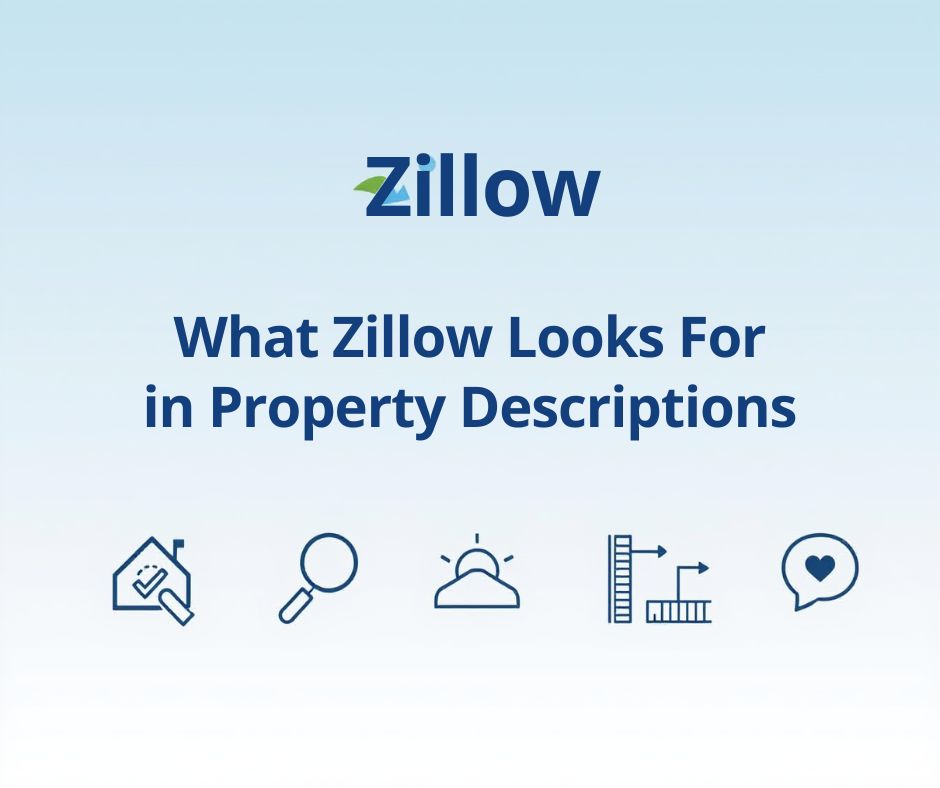 What Zillow looks for in property descriptions