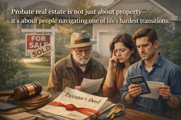 feature image of Probate, Property, and Paperwork: How Homes Actually Get Sold After Someone Passes Away