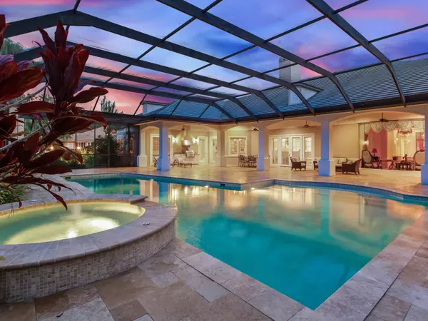 705 Guisando De Avila Tampa FL 33613 - Pool Outdoor Living Area Twilight