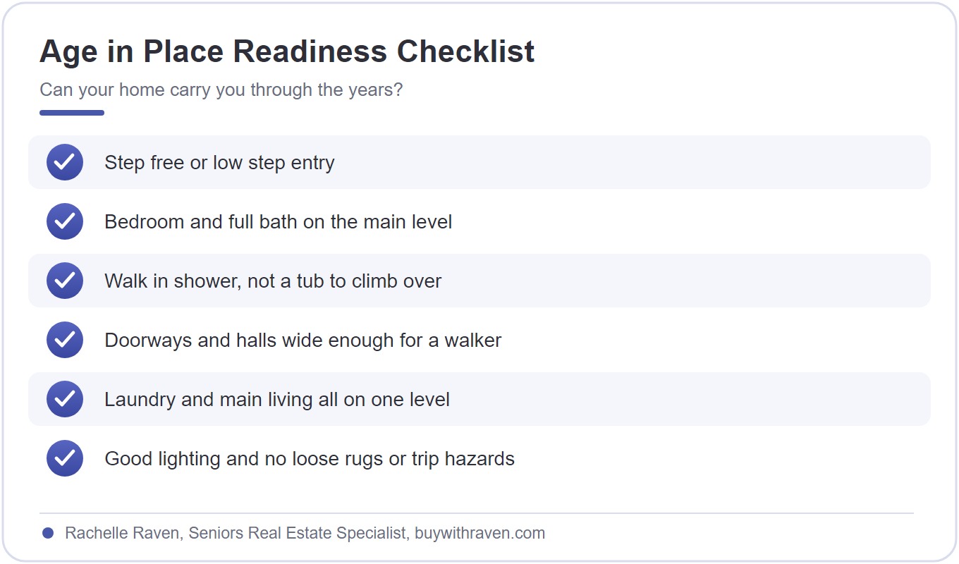 Age in place readiness checklist
