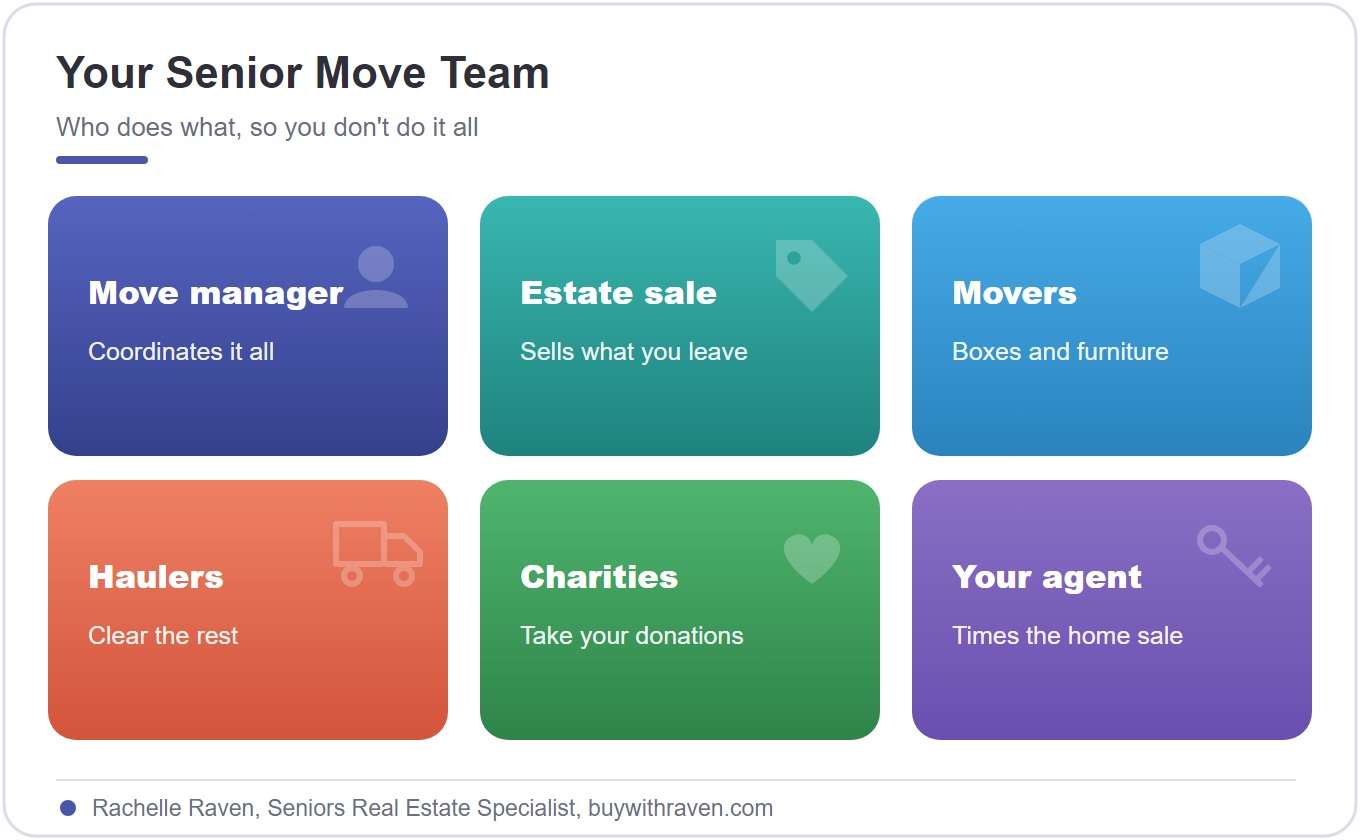 Your senior move team, who does what.