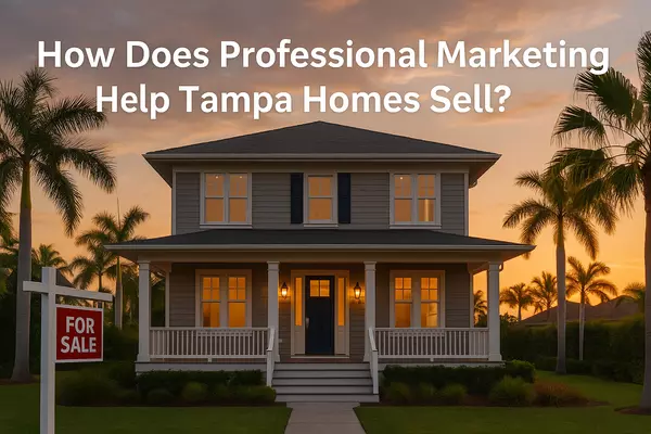 How does professional marketing help Tampa homes sell?