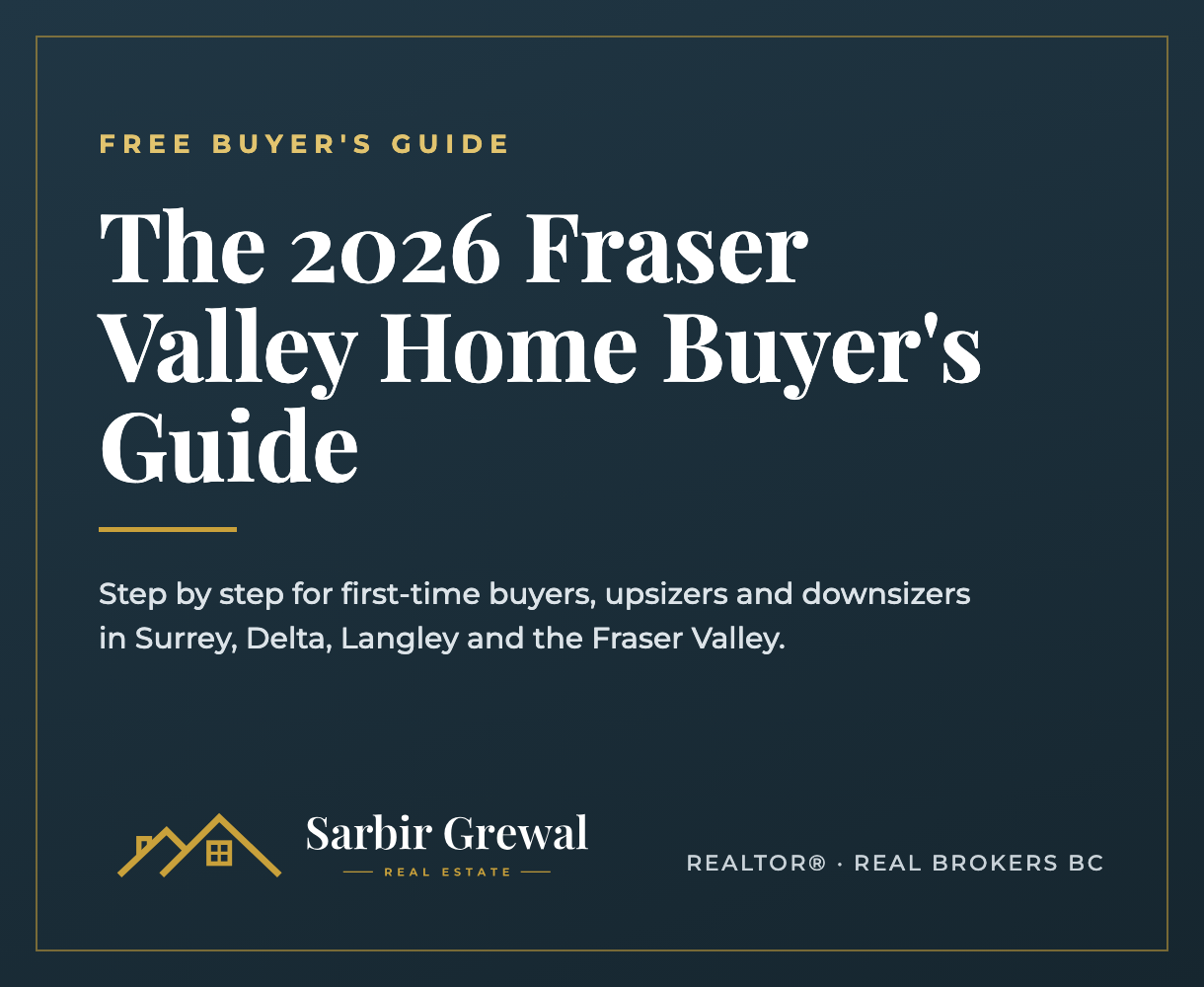 Cover of The 2026 Fraser Valley Home Buyer's Guide by Sarbir Grewal