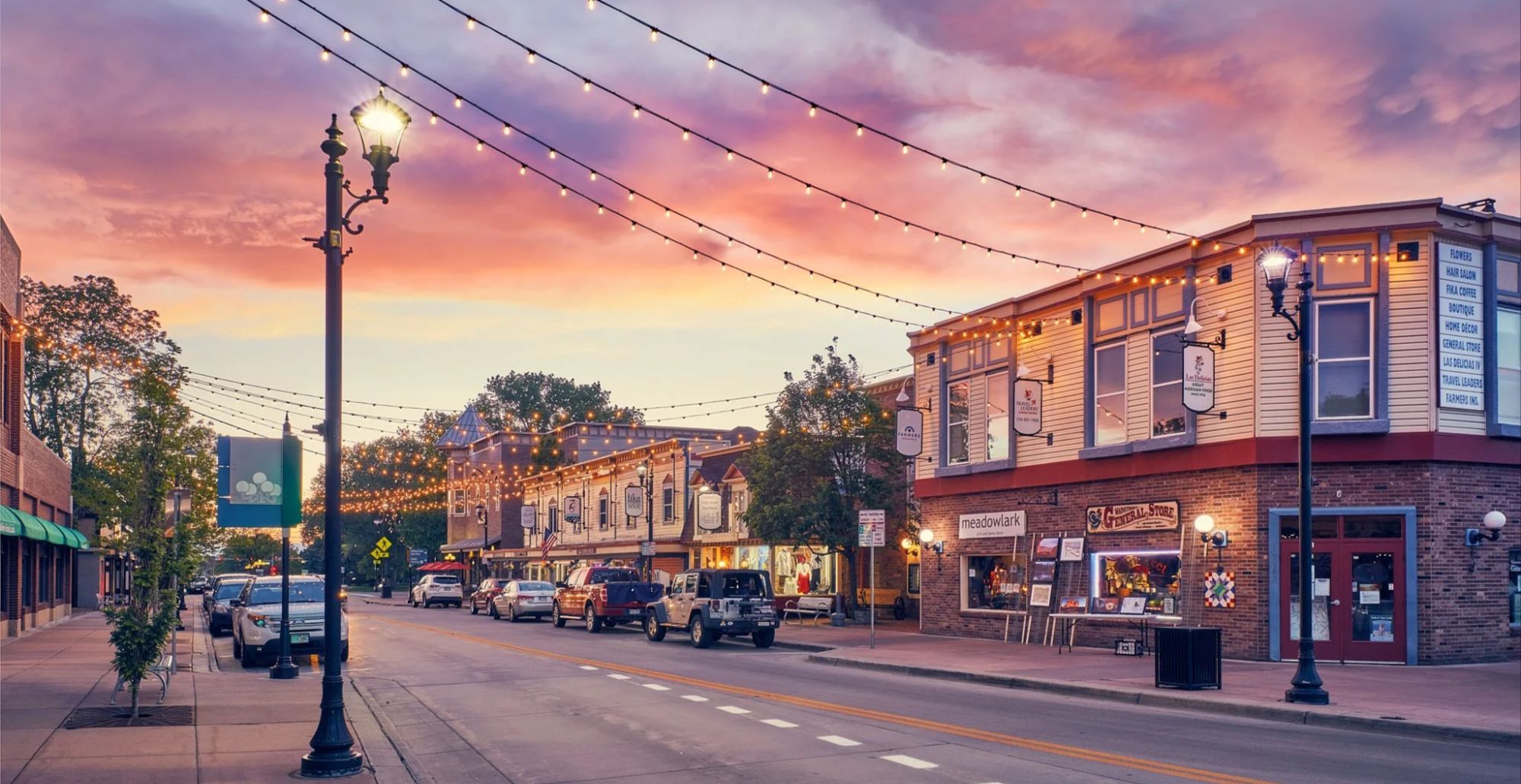 Downtown Mainstreet in Parker Colorado