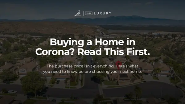 5 Things to Know Before Buying a Home in Corona, CA