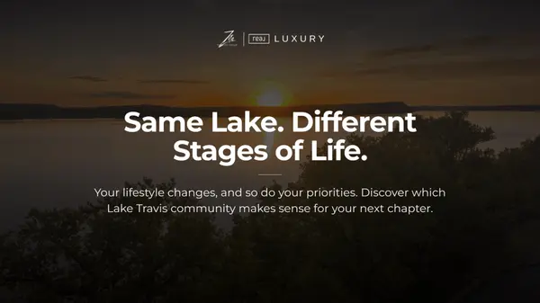 Which Lake Travis Area Fits Your Stage of Life?