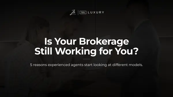 5 Reasons Experienced Agents Start Looking at Different Brokerage Models
