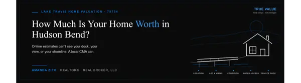 How Much Is My Home Worth in Hudson Bend, TX?