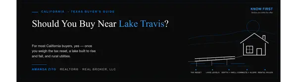 Should You Buy a Home Near Lake Travis?,Amanda Zito