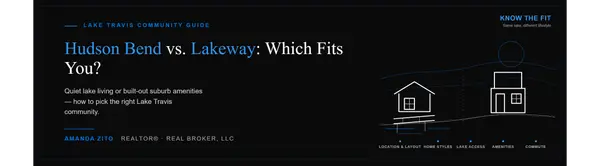 Hudson Bend vs. Lakeway: Which Fits You Better?,Amanda Zito