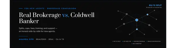 Real Brokerage vs. Coldwell Banker: Which Is Better for a New Agent?