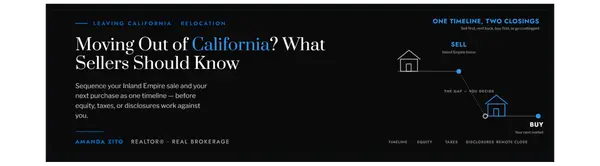 Moving Out of California? What IE Sellers Should Know