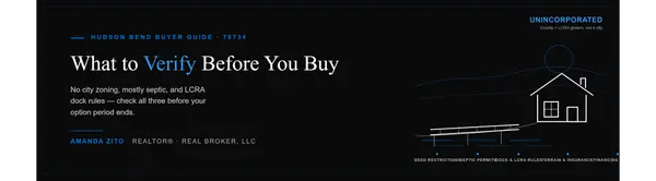 What Home Buyers Should Know Before Buying in Hudson Bend,Amanda Zito