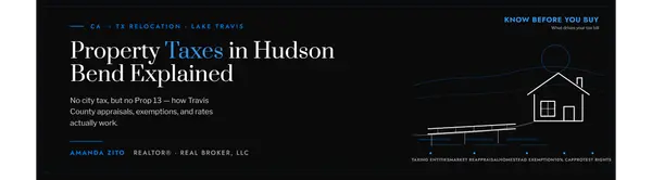 Property Taxes in Hudson Bend Explained,Amanda Zito