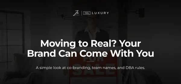 Can You Keep Your Personal Real Estate Brand at Real Brokerage?