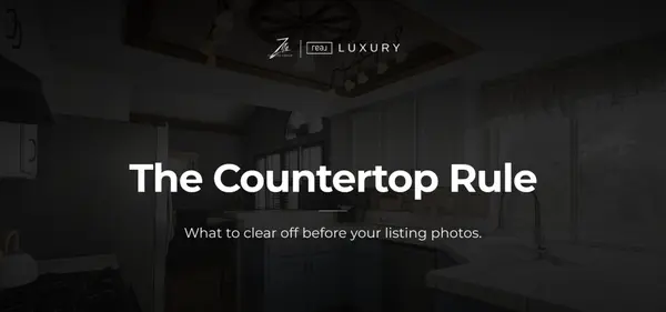 The Countertop Rule: What to Clear Off Before Your Listing Photos