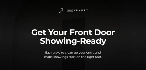 How to Get Your Front Door Ready for Showings