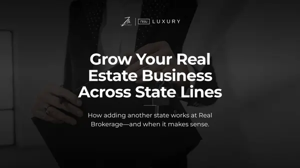 Can You Grow Into New States While Staying With Real Brokerage?,Amanda Zito