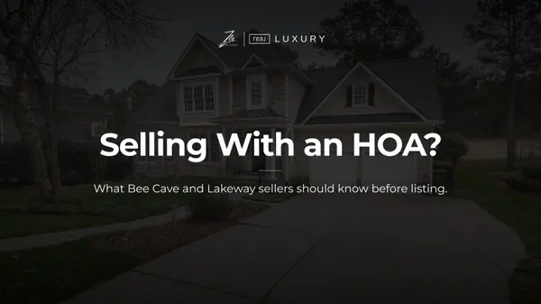 How Do HOA Rules Affect Selling a Home in Bee Cave or Lakeway?,Amanda Zito