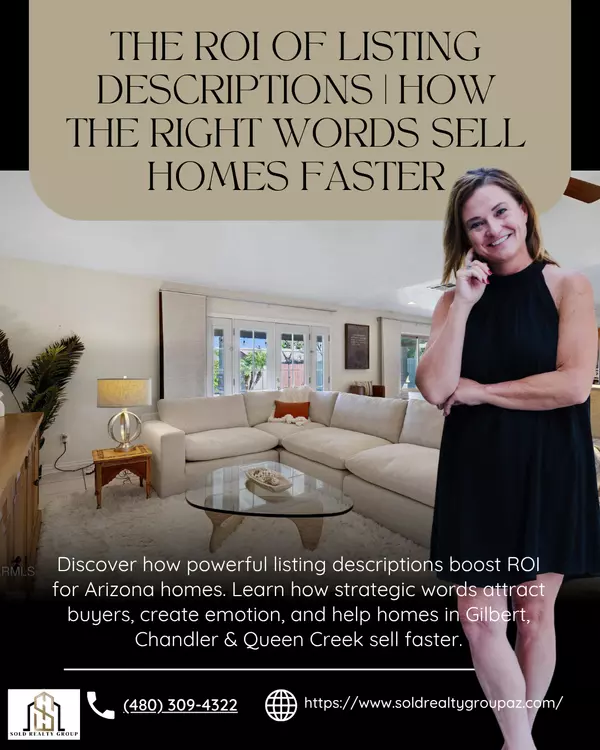 The ROI of Listing Descriptions | How the Right Words Sell Homes Faster