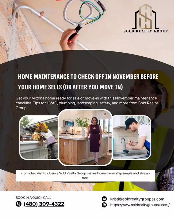 November Home Maintenance Checklist for Sellers & New Homeowners | Sold Realty Group