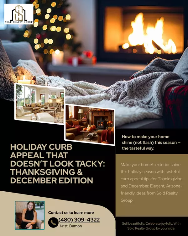 Holiday Curb Appeal That Sells | Tasteful Decorating Tips for Arizona Homes | Sold Realty Group