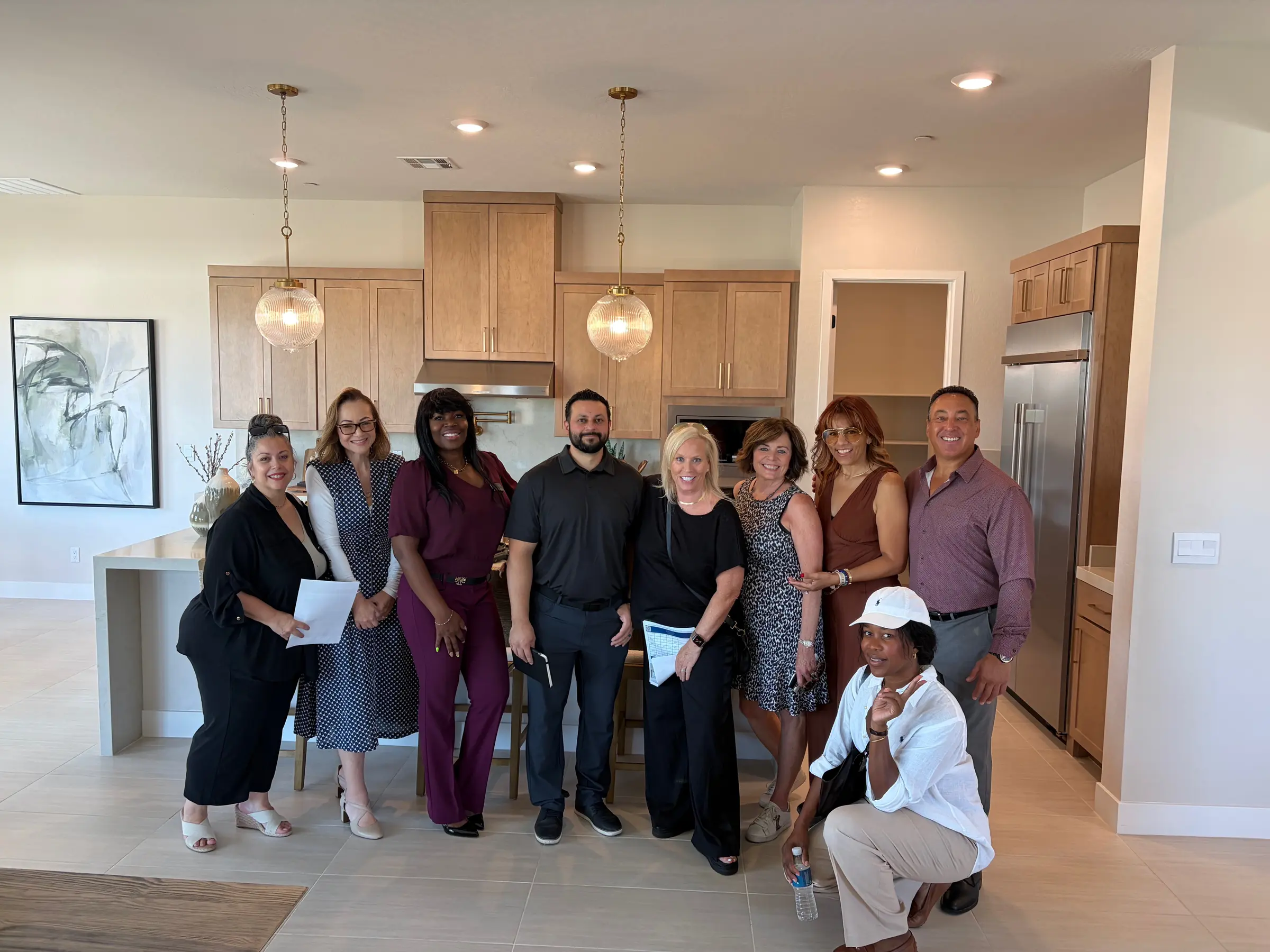 The Caldwell Group Real Estate team gathered together in Las Vegas