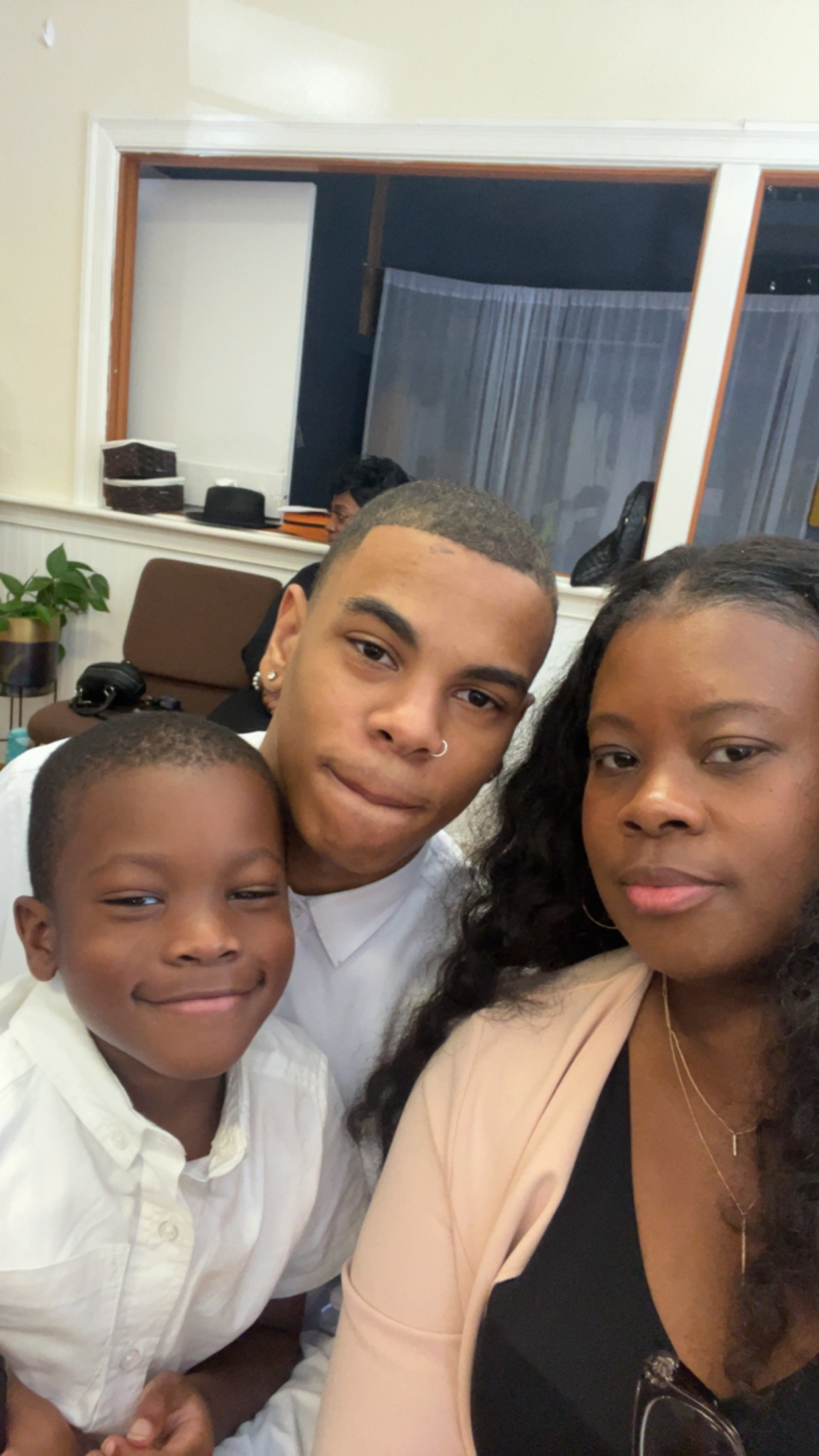 kids and I at church