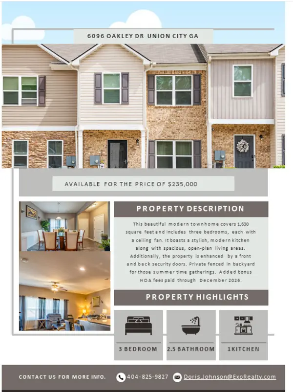 6096 Oakley Rd, Union City, GA 30291-2508