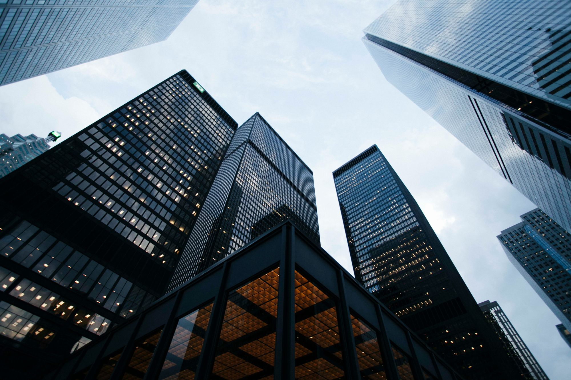 Modern commercial real estate property