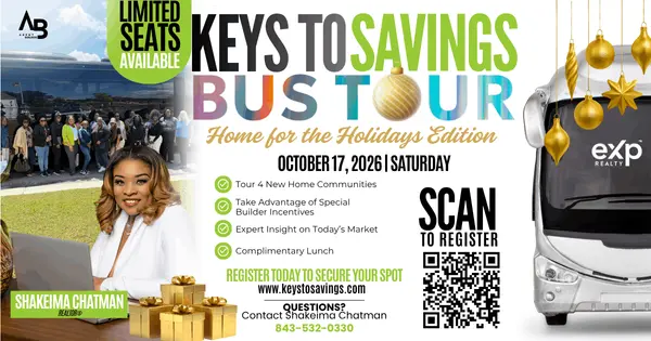 Home For The Holidays- Keys to Savings Bus Tour: Your Ticket to Exclusive New Construction Deals!