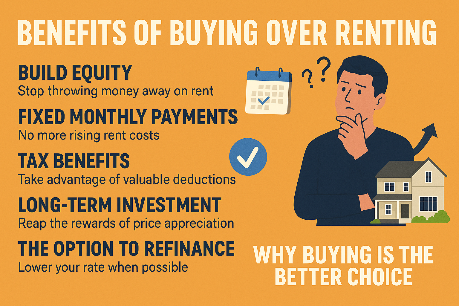 Benefits for Buying Over Renting