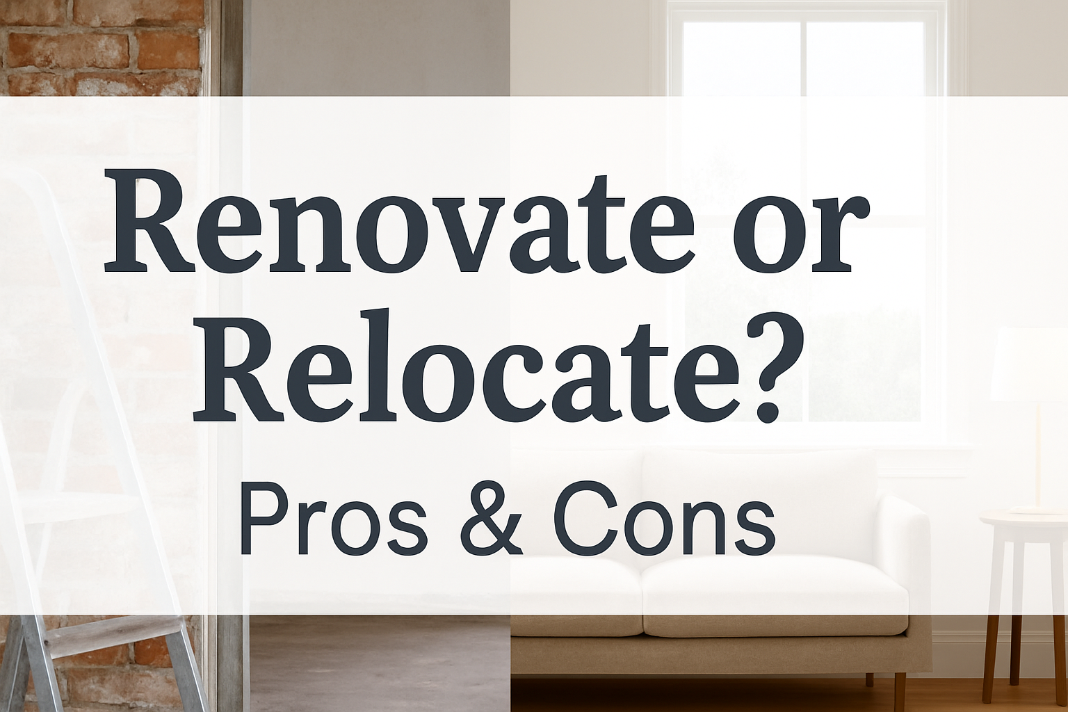 Renovate or Relocate