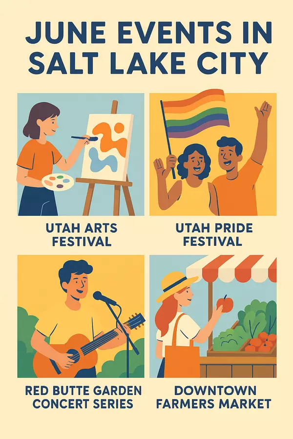 feature image of Salt Lake City comes alive in June with a vibrant array of events, Here&#39;s your guide to the must-attend happenings this month:
