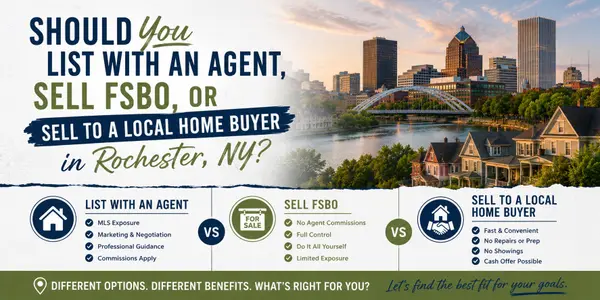 Should You List With an Agent, Sell FSBO, or Sell to a Local Home Buyer in Rochester, NY?