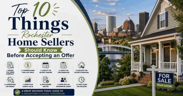 feature image of Top 10 Things Rochester Home Sellers Should Know Before Accepting an Offer