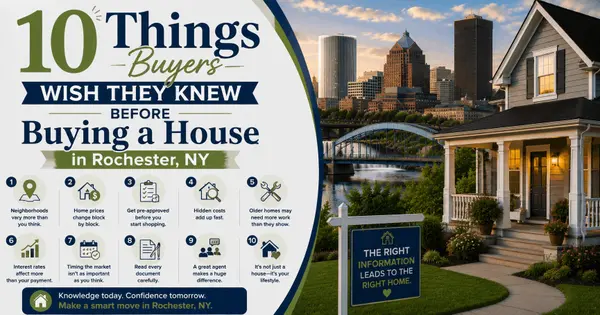 10 Things Buyers Wish They Knew Before Buying a House in Rochester, NY