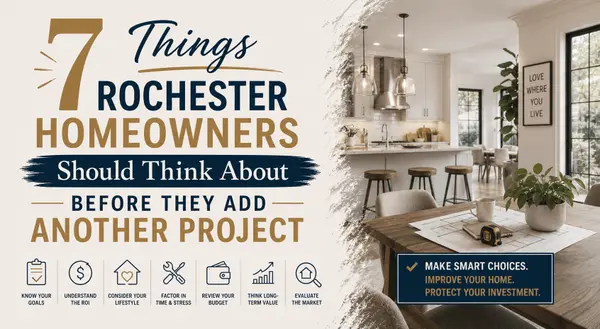 feature image of 7 Things Rochester Homeowners Should Think About Before They Add Another Project