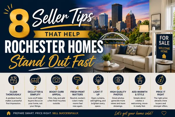 8 Seller Tips That Help Rochester Homes Stand Out Fast