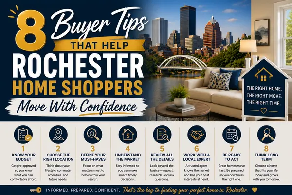 feature image of 8 Buyer Tips That Help Rochester Home Shoppers Move With Confidence