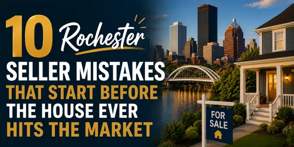 feature image of 10 Rochester Seller Mistakes That Start Before The House Ever Hits The Market