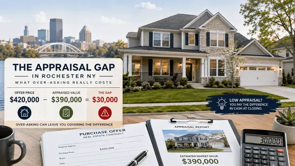 The Appraisal Gap in Rochester NY: What Over-Asking Really Costs
