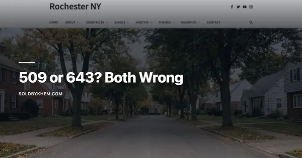 feature image of 509 Homes Sold or 643? Rochester's Least Trustworthy Monthly Number