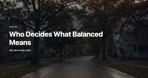 45 to 70 Days Means Balanced: Where Market Labels Come From