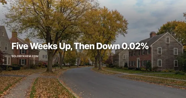 Rates Just Ended a Five Week Climb: Lock or Float in Honeoye Falls?,Khem Kadariya