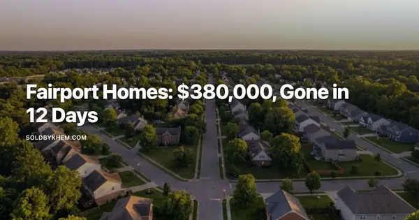 Fairport NY Homes: Prices, Pace and Monroe County Gap