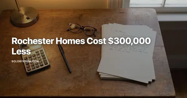 Rochester Home Prices vs New York's $553,268 Median