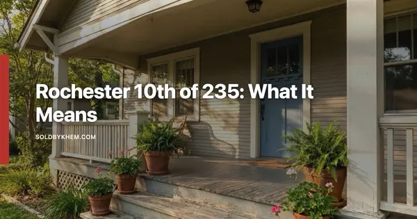 Rochester Ranked 10th of 235 US Markets for Price Growth