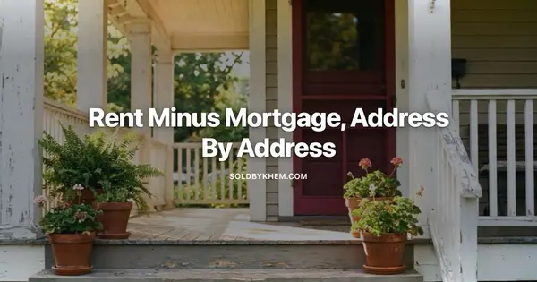 feature image of Rochester rent vs mortgage gap: 3 checks before you offer